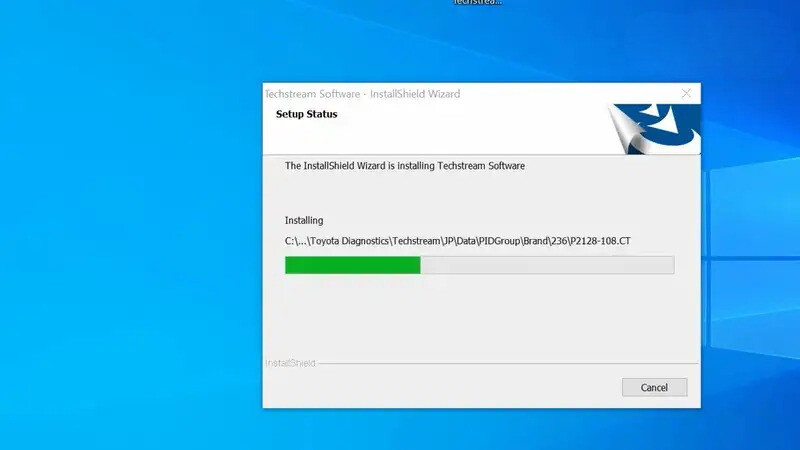 Techstream software download progress